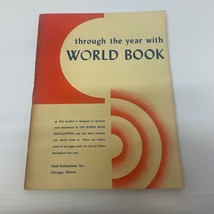 Through The Year With World Book History Paperback Book Field Enterprises 1955 - £9.11 GBP