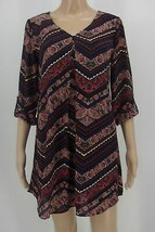 Lush Womens  Floral Front V Neck Dress Small - $14.00