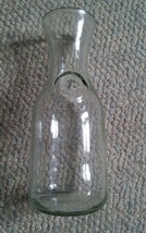 Vintage Clear Glass Paul Masson &quot;Since 1852&quot; Wine Carafe: 9.5&quot; tall - £7.98 GBP
