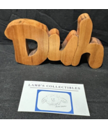 Handmade Wood sign paperweight 6&quot; x 3.5&quot; weighs 4 oz says Duh - £15.23 GBP