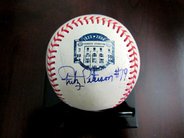 Fritz Peterson #19 Ny Yankees Signed Auto Yankee Stadium Game Used Baseball Jsa - £159.54 GBP