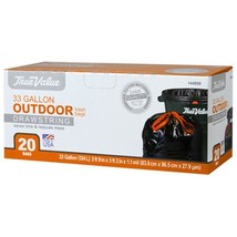 TV 20CT 33GAL Trash Bag - $24.70