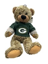 Good Stuff Green Bay Packers Plush Stuffed Animal 9&quot; Bear with Hooded Sweatshirt - £10.97 GBP