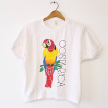 Vintage Costa Rica Crop Top T Shirt Large - $22.26