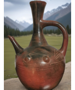 Antique African Ethiopian Terracotta Jebena Ethiopia - $1,237.15 MXN