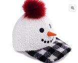 Holiday Time Snowman Sherpa Hat New Christmas Accessory Elephant Gift Cap - $24.99