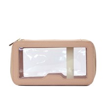 Leather Travel Cosmetic Bag Fashion Waterproof TPU Toiletry Bag New Makeup Stora - £55.04 GBP