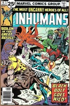 The Inhumans Vol. 1 No. 6 Marvel Comics 1976 comic book with Black Bolt ... - $4.70