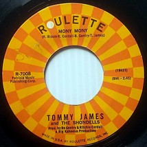 Tommy James &amp; The Shondells - Mony Mony / One Two Three And I Fell [7&quot; 45 rpm] - £3.56 GBP