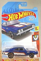 2018 Hot Wheels #215 Muscle Mania 6/10 &#39;69 DODGE CHARGER 500 Blue w/Black MC5 Sp - £5.88 GBP