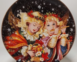 Bradford Exchange &quot;Angels We Have Heard On High&quot; By Brenda Burke Plate - $29.69