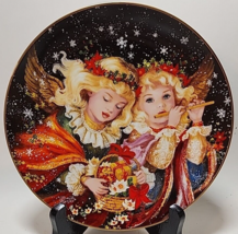 Bradford Exchange &quot;Angels We Have Heard On High&quot; By Brenda Burke Plate - £23.29 GBP