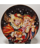 Bradford Exchange &quot;Angels We Have Heard On High&quot; By Brenda Burke Plate - £23.87 GBP