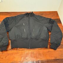 FLX Women's Black Quilted Cropped Ski Jacket Size L Winter Casual - $33.96