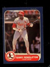 1986 Fleer #44 Terry Pendleton Nmmt Cardinals *X88424 - £2.68 GBP