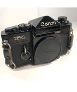 Canon F-1 Early original Model Black 35mm Film Camera JAPAN Vintage FOR ... - $202.18 CAD