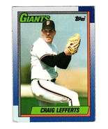 1990 Topps #158 Craig Lefferts San Francisco Giants - £1.57 GBP