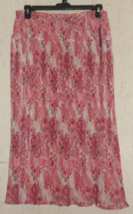 Nwt Womens $36 Sag Harbor Pretty Floral Print Pull On Skirt Size Xl - £19.46 GBP