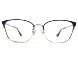 Coach Eyeglasses Frames HC 5135 9405 Blue Silver Cat Eye Full Rim 53-17-140 - £52.96 GBP