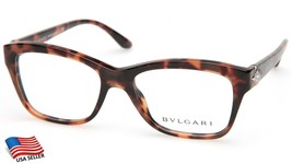 New Bvlgari 4080-B 5243 Tortoise Eyeglasses Frame 51-16-135mm B37mm Italy - $132.29
