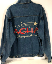 ACHA Championships Finalist Killeen Cutting Horse Trucker Blue Denim Jac... - $14.85