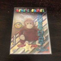 Beanie Baby Trading Card - Holographic Schweetheart the Orangutan #4252 - £2.54 GBP