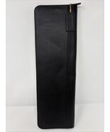 Coach $165 Black Brother Leather Tie Carrying Case Slim Men Accessory Bag - $55.00