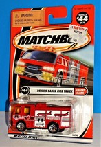 Matchbox 2002 Airport Alarm Series #44 Dennis Sabre Fire Truck Red - $5.94