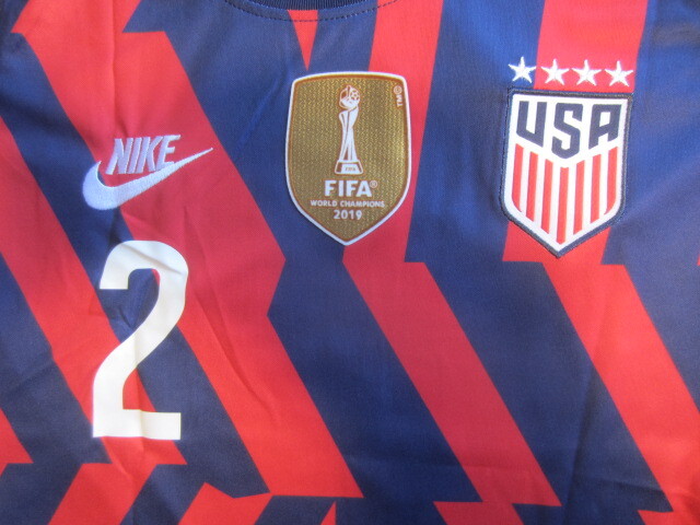 Trinity Rodman #2 USA USWNT 4 Star Blue Red Away Womens Soccer Jersey ...