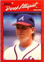 1990 Donruss Derek Lilliquist #286 Atlanta Braves INC NO DOT - $3.95