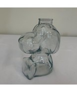 Vintage Clear Glass Snoopy Piggy Bank Pre-Owned Peanuts Anchor Hocking S... - £15.62 GBP