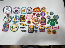 Girl Scout Lot of patches 36 patches pre owned GSA - £18.68 GBP