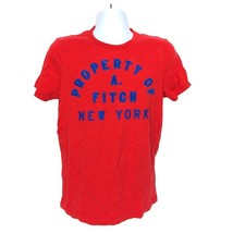 Abercrombie &amp; Fitch Muscle T-Shirt Lg Property of A Fitch New York Embroidered - £27.88 GBP
