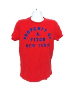 Abercrombie &amp; Fitch Muscle T-Shirt Lg Property of A Fitch New York Embro... - £27.70 GBP