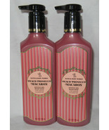 Bath &amp; Body Works 8 fl oz Gentle Gel Hand Soap Lot Set 2 PEACH PROSECO M... - $27.99