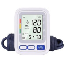 Automatic Arm Blood Pressure Monitor Digital BP Cuff Pulse Heart Rate Machine... - £32.05 GBP