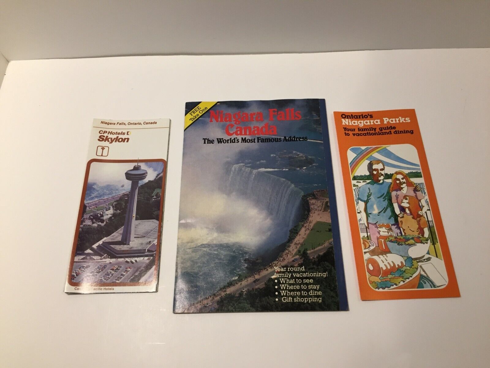 Primary image for Vintage Group of Travel Brochures Niagara Falls Canada, Ontario's Niagara Parks