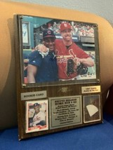 Mark McGwire Sammy Sosa 12x15 Picture Framed 90/998 With Rookie Card Free Ship - $22.12