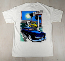 In N Out Burger Graphic Restaurant T Shirt White California Mens Medium - $21.99