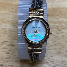 Anne Klein 10/7483 Lady 30m Dual Tone Diamond MOP Analog Quartz Watch~New Batter - £13.25 GBP