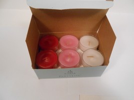 Partylite Candles - Universal Tealights - New - Velvet Rose - Box of 12 - $12.16