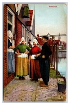 Dutch Women Traditional Dress Volendam Holland UNP Unused DB Postcard W8 - £4.70 GBP