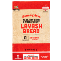 Joseph&#39;S Low Net Carb Flax Lavash Bread, 1 Pack, 4 Count, 9Oz - £11.99 GBP