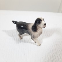Hagen-Renaker Miniature Springer Spaniel 3142 Ceramic Animal dog black white - £11.99 GBP
