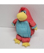 Vintage Pufflet Parrot 1986 Plush Applause Red Blue Yellow Bird Stuffed ... - $63.03