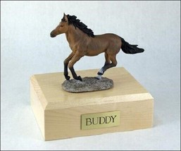 Bay Horse Figurine Funeral Cremation Urn Avail. in 3 Different Colors &amp; ... - £135.46 GBP+