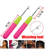 2PCS Crochet Latch Hook Needle for Hair/Wig Weave Micro Braid Needle/Dre... - $113.85 MXN