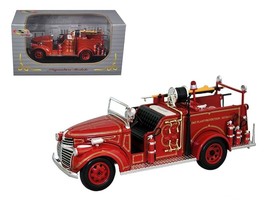 1941 GMC Fire Engine Truck Red 1/32 Diecast Model by Signature Models - $1,740.68 MXN