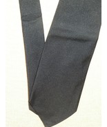 Gianni Versace Italy Neck Tie/Necktie Silk solid black 58&quot;x3.75&quot; - $767.47 MXN