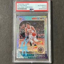2019-20 Panini Hoops Premium Stock #123 Kevin Knox Signed Card Colored Pattern A - £46.92 GBP